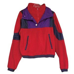 Urban Outfitters Ski Sweater Pullover Kid Core Color Block Snow Bunny 80s Style